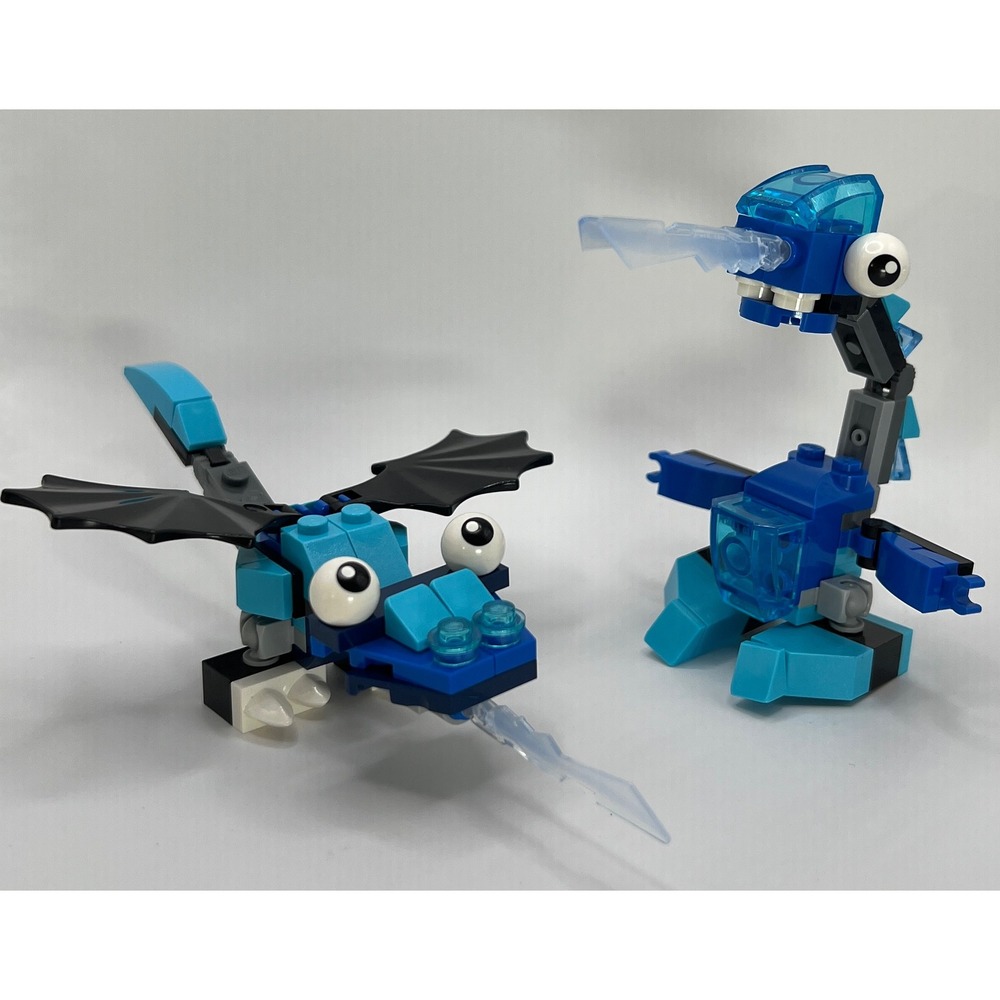 LEGO Mixels Bundle Lunk and Flurr Blue Excellent